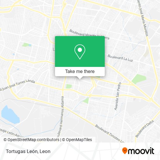 Mapa de Tortugas León