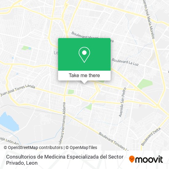 Mapa de Consultorios de Medicina Especializada del Sector Privado