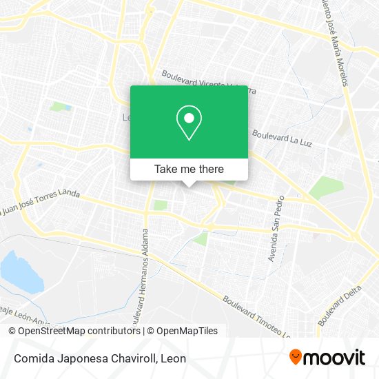 Comida Japonesa Chaviroll map