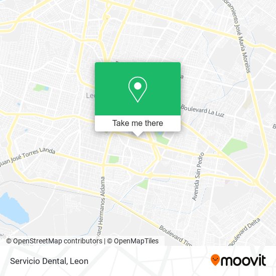 Servicio Dental map