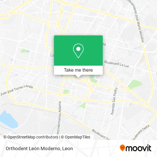 Orthodent León Moderno map