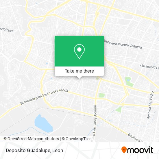 Deposito Guadalupe map