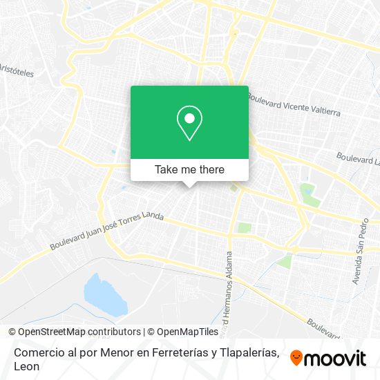 Comercio al por Menor en Ferreterías y Tlapalerías map