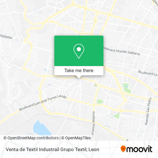 Mapa de Venta de Textil Industrail Grupo Textil