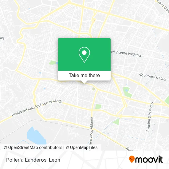 Pollería Landeros map