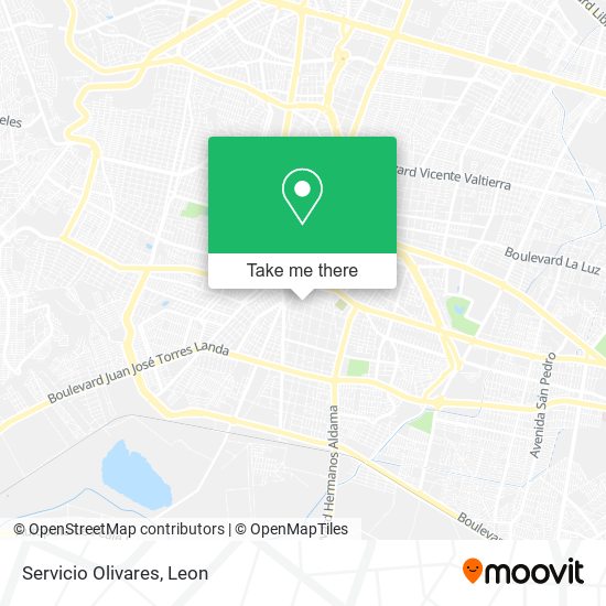 Mapa de Servicio Olivares