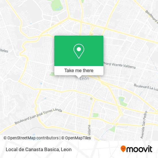 Local de Canasta Basica map