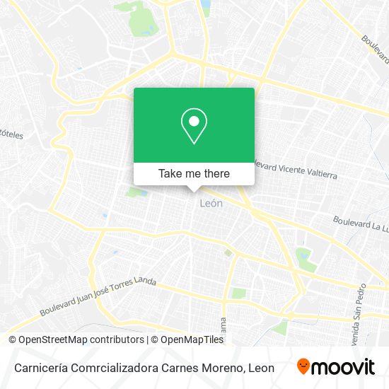 Carnicería Comrcializadora Carnes Moreno map
