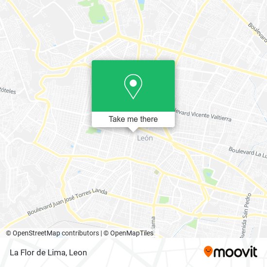 Mapa de La Flor de Lima