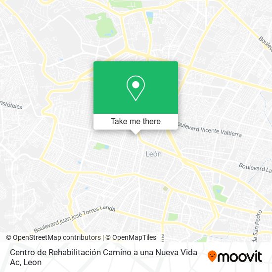 Centro de Rehabilitación Camino a una Nueva Vida Ac map