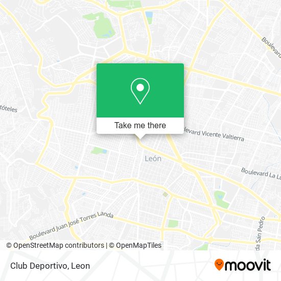 Club Deportivo map