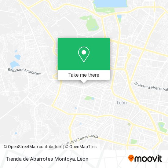 Mapa de Tienda de Abarrotes Montoya