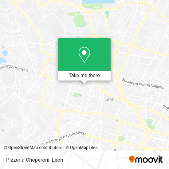 Pizzería Cheperoni map