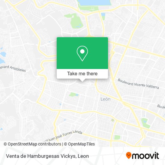 Venta de Hamburgesas Vickys map