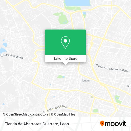 Mapa de Tienda de Abarrotes Guerrero