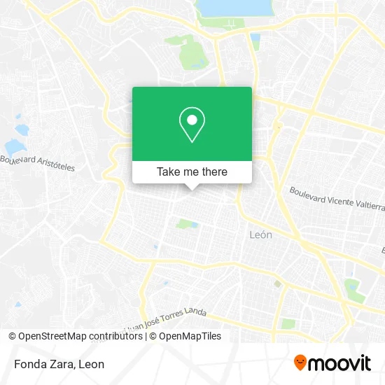 Fonda Zara map
