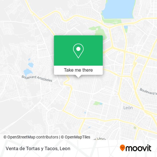 Mapa de Venta de Tortas y Tacos