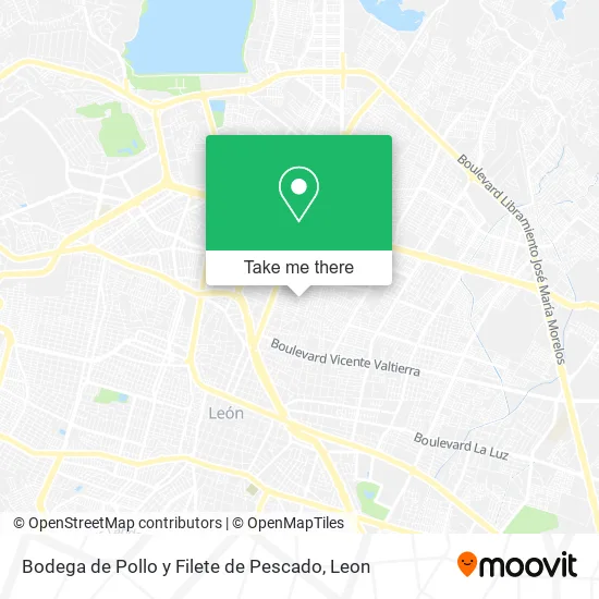 Bodega de Pollo y Filete de Pescado map