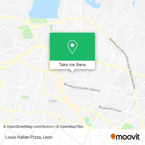 Louis Italian Pizza map