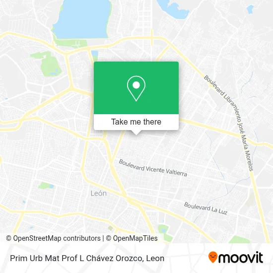 Prim Urb Mat Prof L Chávez Orozco map