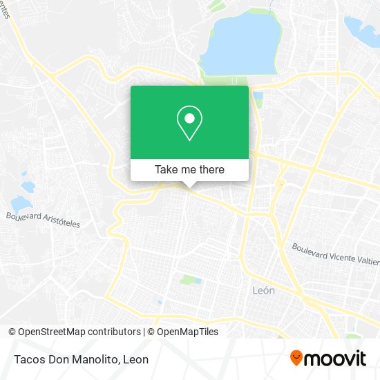 Mapa de Tacos Don Manolito