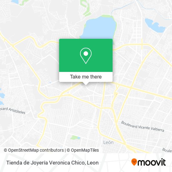 Mapa de Tienda de Joyería Veronica Chico