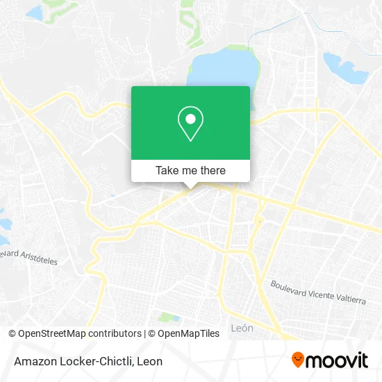 Amazon Locker-Chictli map