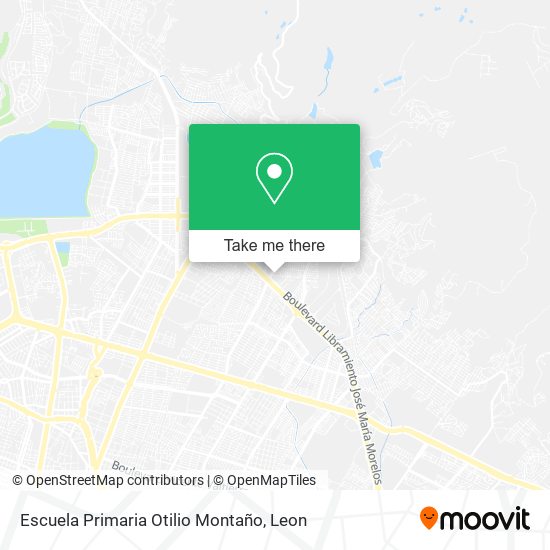 Escuela Primaria Otilio Montaño map