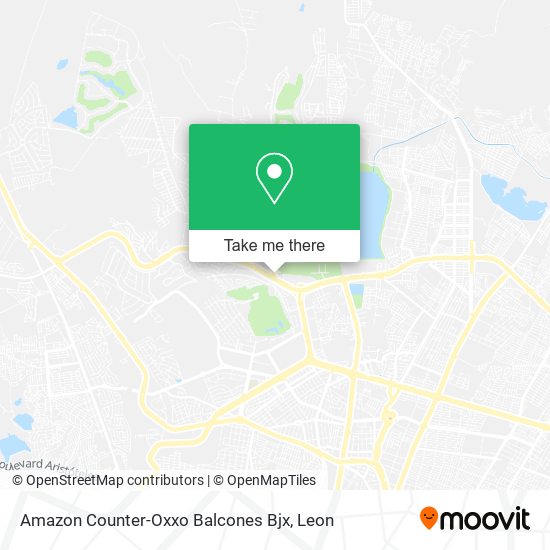 Amazon Counter-Oxxo Balcones Bjx map