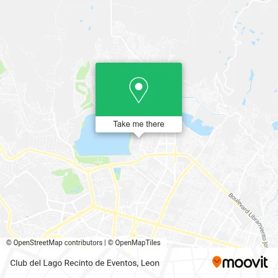 Club del Lago Recinto de Eventos map