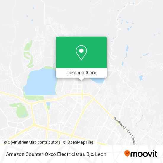 Amazon Counter-Oxxo Electricistas Bjx map