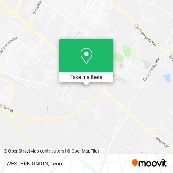 WESTERN UNION map