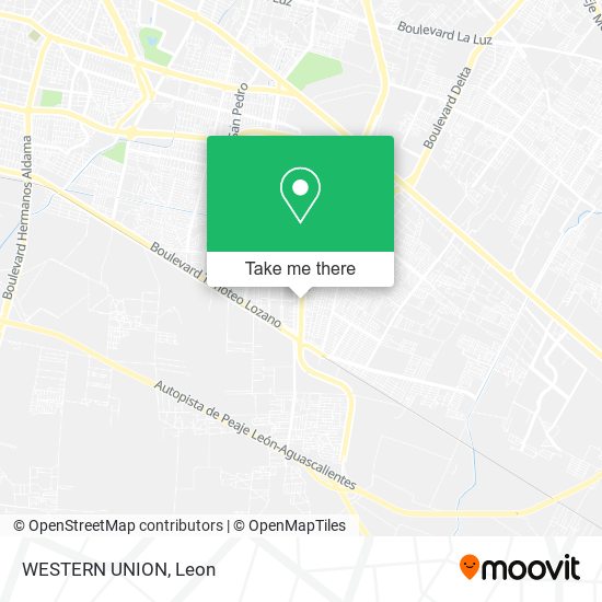 WESTERN UNION map