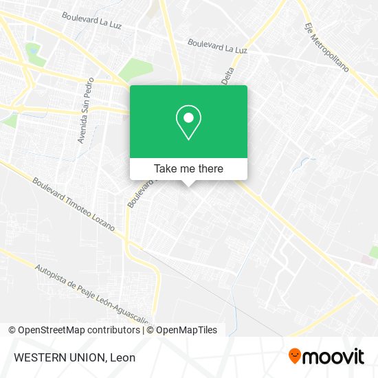 WESTERN UNION map