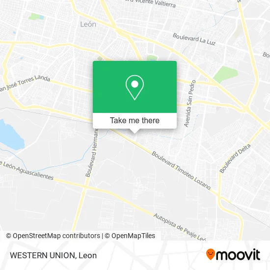 WESTERN UNION map