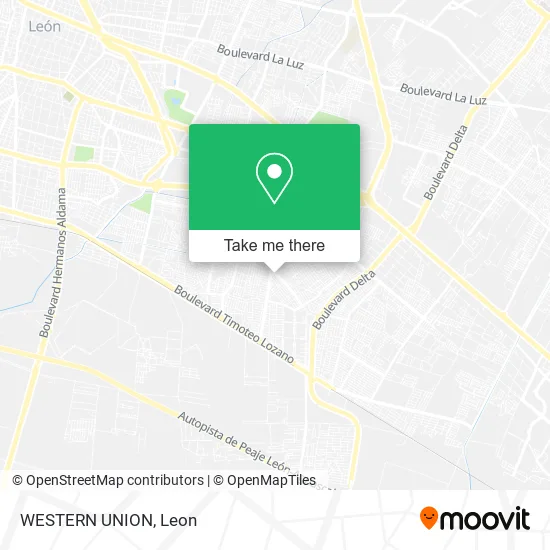 WESTERN UNION map