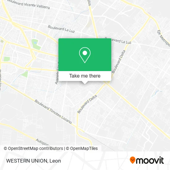 WESTERN UNION map