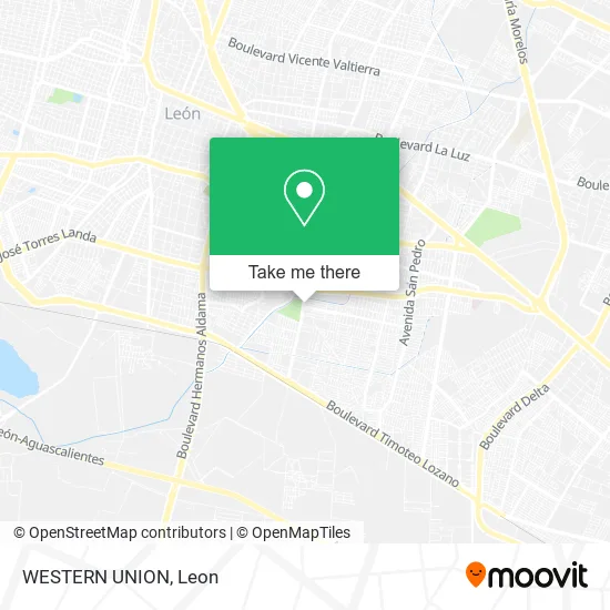 WESTERN UNION map