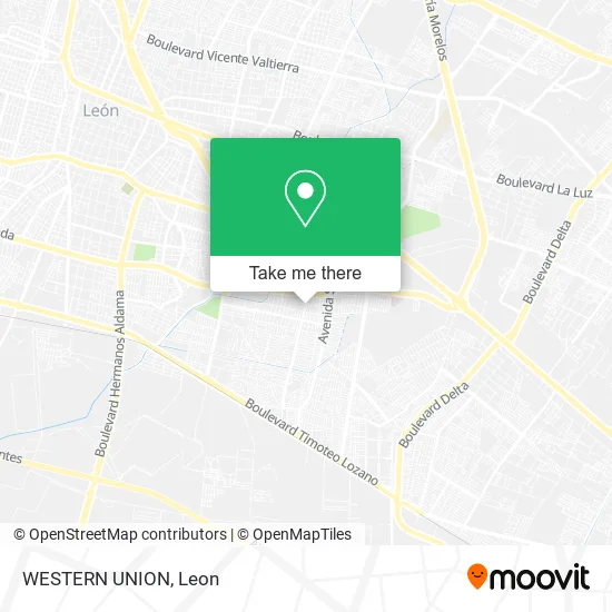 WESTERN UNION map