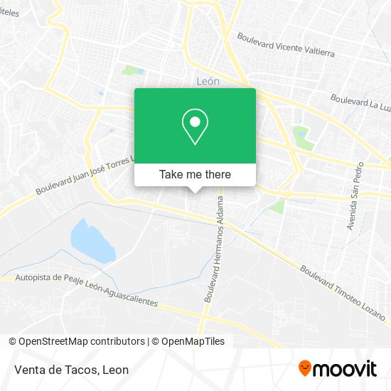 Venta de Tacos map