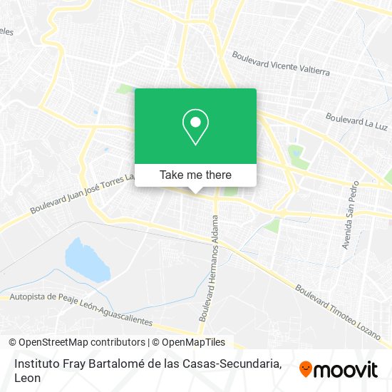 Instituto Fray Bartalomé de las Casas-Secundaria map