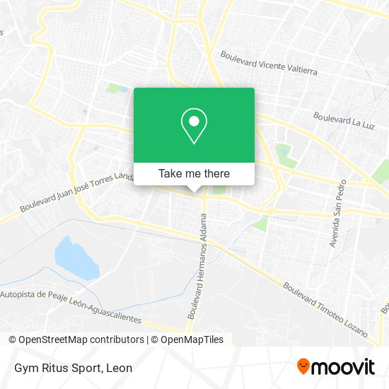 Mapa de Gym Ritus Sport