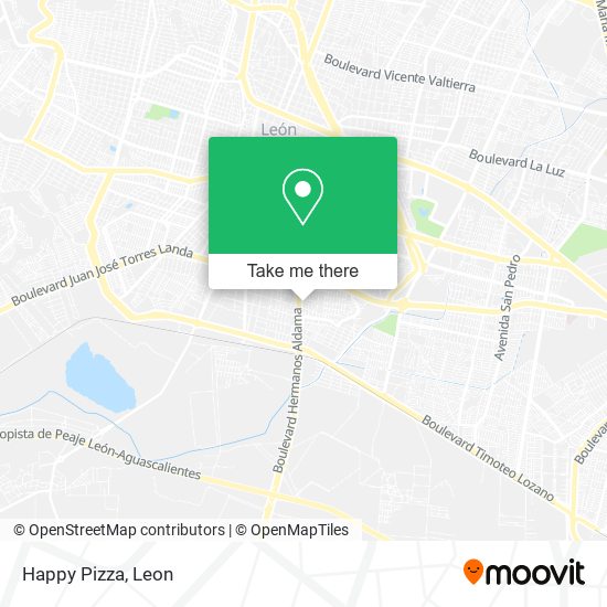 Happy Pizza map