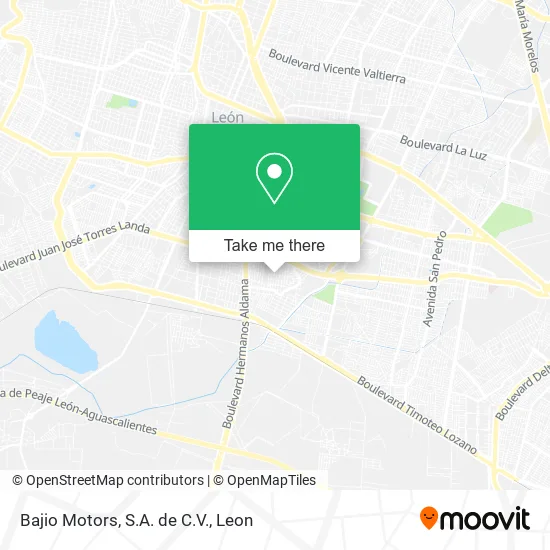 Mapa de Bajio Motors, S.A. de C.V.