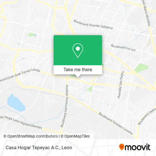 Casa Hogar Tepeyac A.C. map