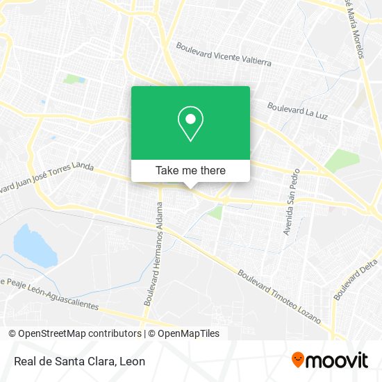 Mapa de Real de Santa Clara