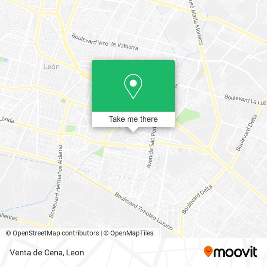 Venta de Cena map