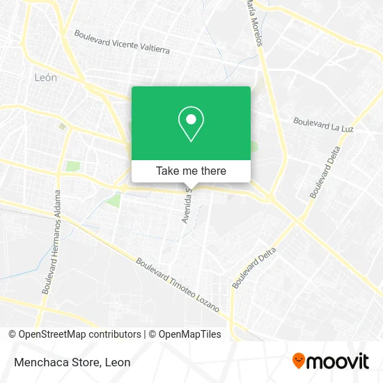 Menchaca Store map