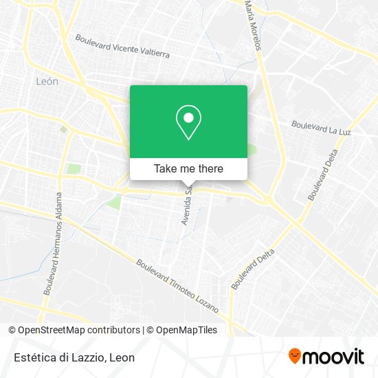 Mapa de Estética di Lazzio