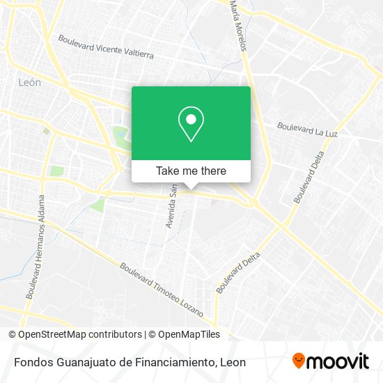 Mapa de Fondos Guanajuato de Financiamiento